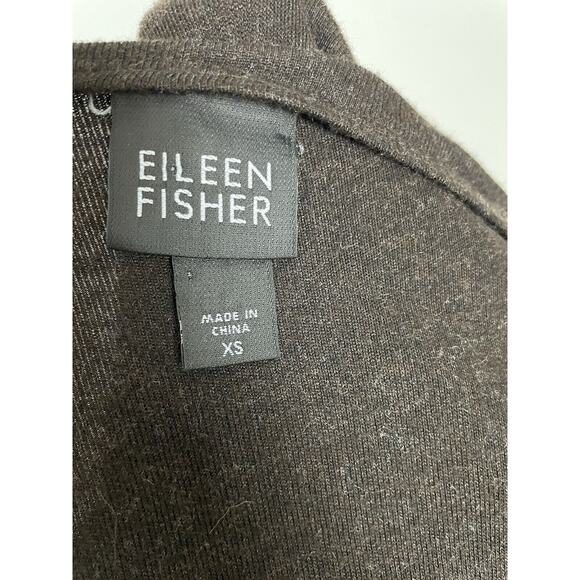 Eileen Fisher Wrap Dress Stretch Knit Knee Length - Picture 9 of 10